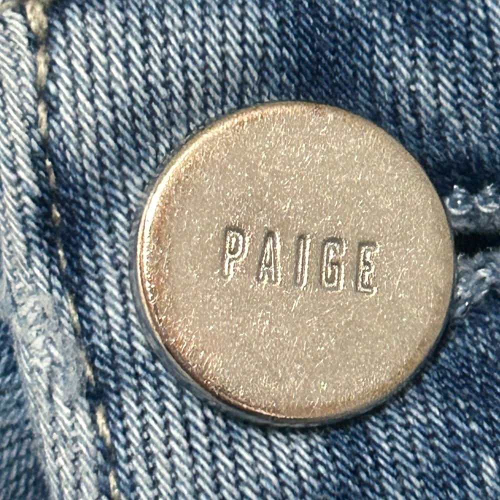 PAIGE Women's Light Blue Skinny Jeans - Picture 3 of 9